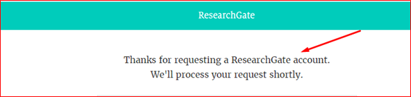 Thanks, message from research gate 