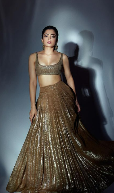 Rashmika Mandanna lehenga outfit