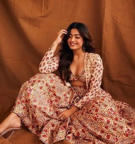 Rashmika Mandanna lehenga outfit