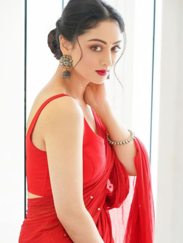 Sandeepa Dhar looks gorgeous in her sari outfits