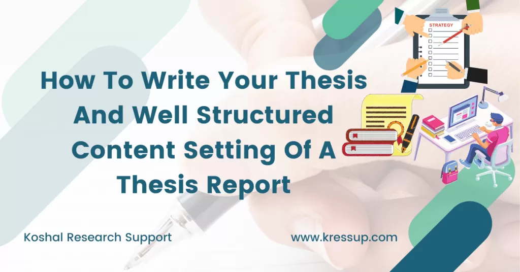 How To Write Your Thesis 